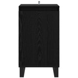 Sideboard Black Oak 40 x 35 x 70 cm Engineered Wood 881689
