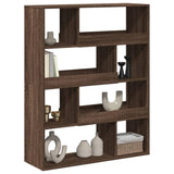 Bookcase Brown Oak 100x33x125.5 cm Engineered Wood 3309336