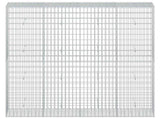 Gabion with 3.5 mm Wire and 5x10 cm Mesh 200x50x200 cm 3462862