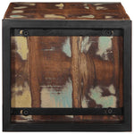 TV Cabinet Multicolour 80x30x25 cm Solid Wood Reclaimed 4015934