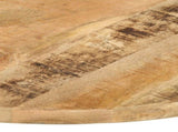Table Top Solid Mango Wood Round 25-27 mm 80 cm 286008
