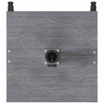 Outdoor Umbrella Base Dark grey wood look 45 x 45 x 31 cm Steel 42009948
