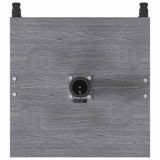 Outdoor Umbrella Base Dark grey wood look 45 x 45 x 31 cm Steel 42009948