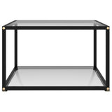 Coffee Table Transparent 60x60x35 cm Tempered Glass 322887