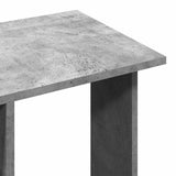 Wardrobe with Wheels Concrete Grey 102x38x110 cm Engineered Wood 848034