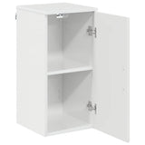 Bathroom Cabinet with Door High Gloss White 30 x 31.5 x 61 cm 883348