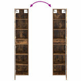 Bathroom Furniture Set 3 pcs Smoked Oak 33 x 34.5 x 160 cm 3406088