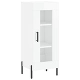 Sideboard High Gloss White 34.5x34x90 cm Engineered Wood 828806