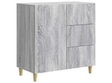 Sideboard Grey Sonoma 66 x 34.5 x 90 cm Engineered Wood 894631
