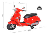 Kids Ride On Motorcycle, 6V, W/LED Lights-Red T3398P348151