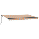 Retractable Awning Multicolour 400 x 200 cm Fabric 3329844