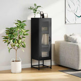 Highboard Black 36x39x123 cm Cold-rolled Steel 853392