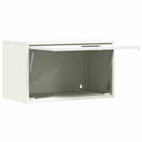 Wall Cabinet for Garage with Gas-lift Door White 883281