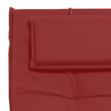 Sunlounger Cushion GEMERT 100% Polyester Wine Red 947542
