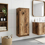 Wall-mounted Sink Vanity Old Wood 35 x 20 x 81 cm 890766