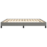Bed Frame without Mattress Dark Grey Super King Fabric 349828