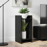 Plant Stand Black Oak 30 x 30 x 60 cm Engineered Wood 899597