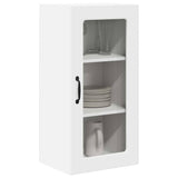 Wall Glass Cabinet LUCCA White 40 x 31 x 80 cm Engineered Wood 884985