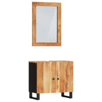 2 Piece Bathroom Furniture Set Solid Wood Acacia 3200634