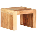ZNTS Side Table 43x40x30 cm Solid Acacia Wood 323588
