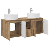 Bathroom Cabinet Set 3 pcs Artisan Oak 49.5 x 44.5 x 65 cm 3405686