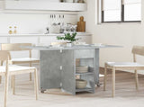 Dinning Table 115 x 70 x 75 cm Engineered Wood Concrete Grey 8006032