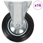16 pcs Fixed Casters 160 mm 277983