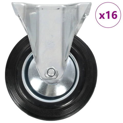 16 pcs Fixed Casters 160 mm 277983