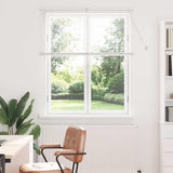 Venetian Blinds Height Adjustable White 130 x 120 cm Aluminium 42005976