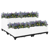 Raised Bed 80x80x38 cm Polypropylene 153316