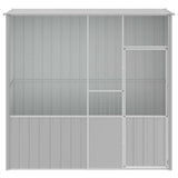 Bird Cage Grey 215x78x200 cm Galvanised Steel 172345