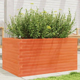 Garden Planter Wax Brown 90x60x45.5 cm Solid Wood Pine 847280