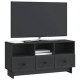 TV Cabinet with Drawer Black 102 x 34.5 x 50 cm Engineered Wood 893986