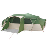Family Tent with Rainfly Water-resistant tunnel Green 18-Person 42017460