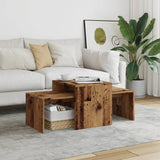 Coffee Table Old Wood 100x48x40 cm Engineered Wood 856054
