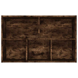 Book Cabinet/Sideboard Smoked Oak 50x25x80 cm Engineered Wood 826611