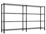4-layer double row, freely adjustable layer spacing, with adjustable feet, display stand, iron, 43788657