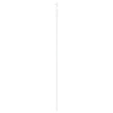 Sliding Door ORKDAL White 93 x 211 cm Solid Pine Wood and Glass 3331898