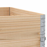 Garden Planter 100x100 cm Solid Wood Pine 3295431