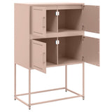 Sideboard Pink 68.5x38.5x107 cm Steel 846483