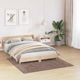 Anti-slip Shaggy Rug Brown 160 x 160 cm PP 4019794