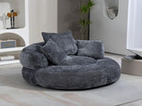 COOLMORE Lazy Sofa Durable Comfort Lounger High Back Bean Bag Chair Couch With Three Pillows for W2678P312245
