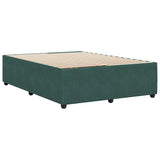 Bed Frame without Mattress Dark Green 140x200 cm Velvet 3285015