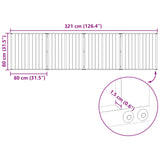 Dog Gate 4 pcs Black 80 x 80 cm Galvanised Steel 892006