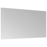 LED Bathroom Mirror Transparent 50 x 90 cm Tempered Glass 42045782