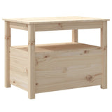 ZNTS Coffee Table 71x49x55 cm Solid Wood Pine 820936