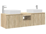 Bathroom Cabinet Set 3 pcs Sonoma Oak 49.5 x 41 x 63 cm 3405639