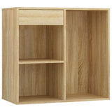 Dressing Table Set with LED Sonoma Oak Engineered Wood 3114101