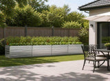 Raised Garden Bed Silver 320 x 40 x 55 cm galvanized 8006269