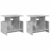 TV Stand 2 pcs Concrete Grey 50 x 35 x 45 cm Engineered Wood 891007